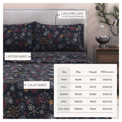 Turkish Cotton Flannel Sheet Sets - Lakeview Collection