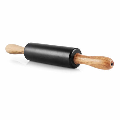 Dolce Black Marble/Wood Rolling Pin