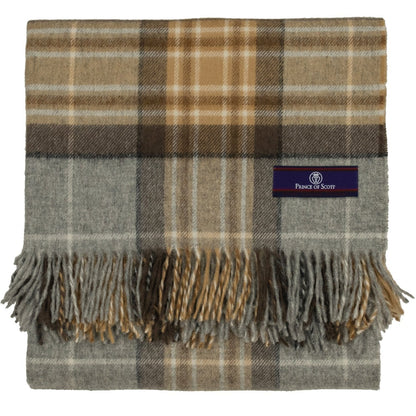 Prince of Scots Highland Tweeds Merino Wool Throw – McKellar Tartan
