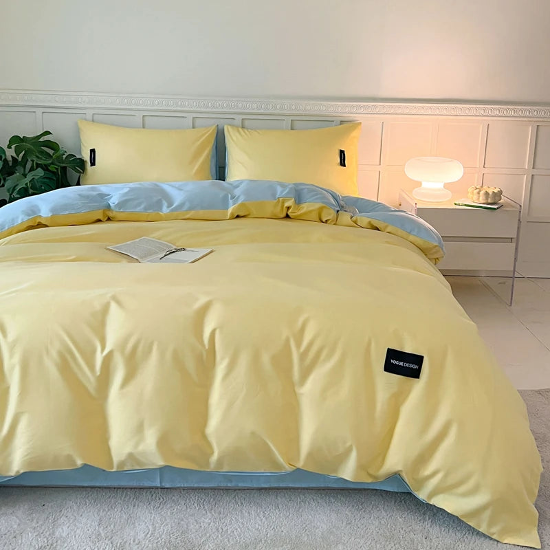 2-Toned Reversible Bedding Sets - Multiple Colors and Sizes