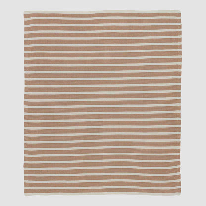 Poly Pinstripe - Indoor|Outdoor Sustainable Knit Minimalist Throw Blanket