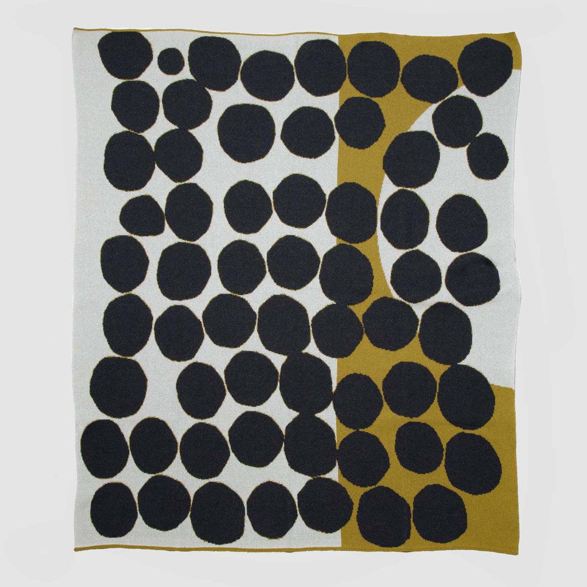 Huey by Susy Pilgrim Waters - Cotton Sustainable Knit Patterned Throw Blanket