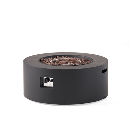 Round Gas Fire Pit