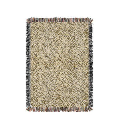 Leopard Print Jacquard Woven Throw