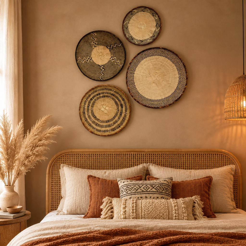 Tonga Wall Decor Basket -  Set of 4