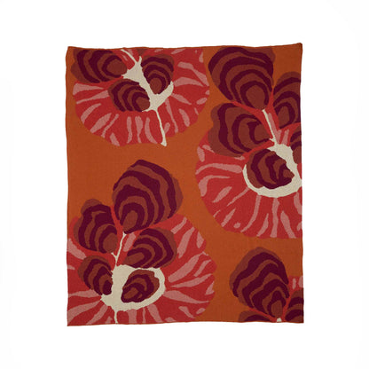 Floréal 7 by E.A. Seguy - Cotton Sustainable Knit Floral Throw Blanket