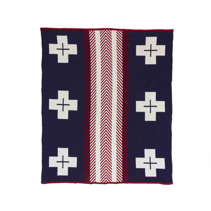 Heritage Trail - Cotton Sustainable Knit Geometric Throw Blanket