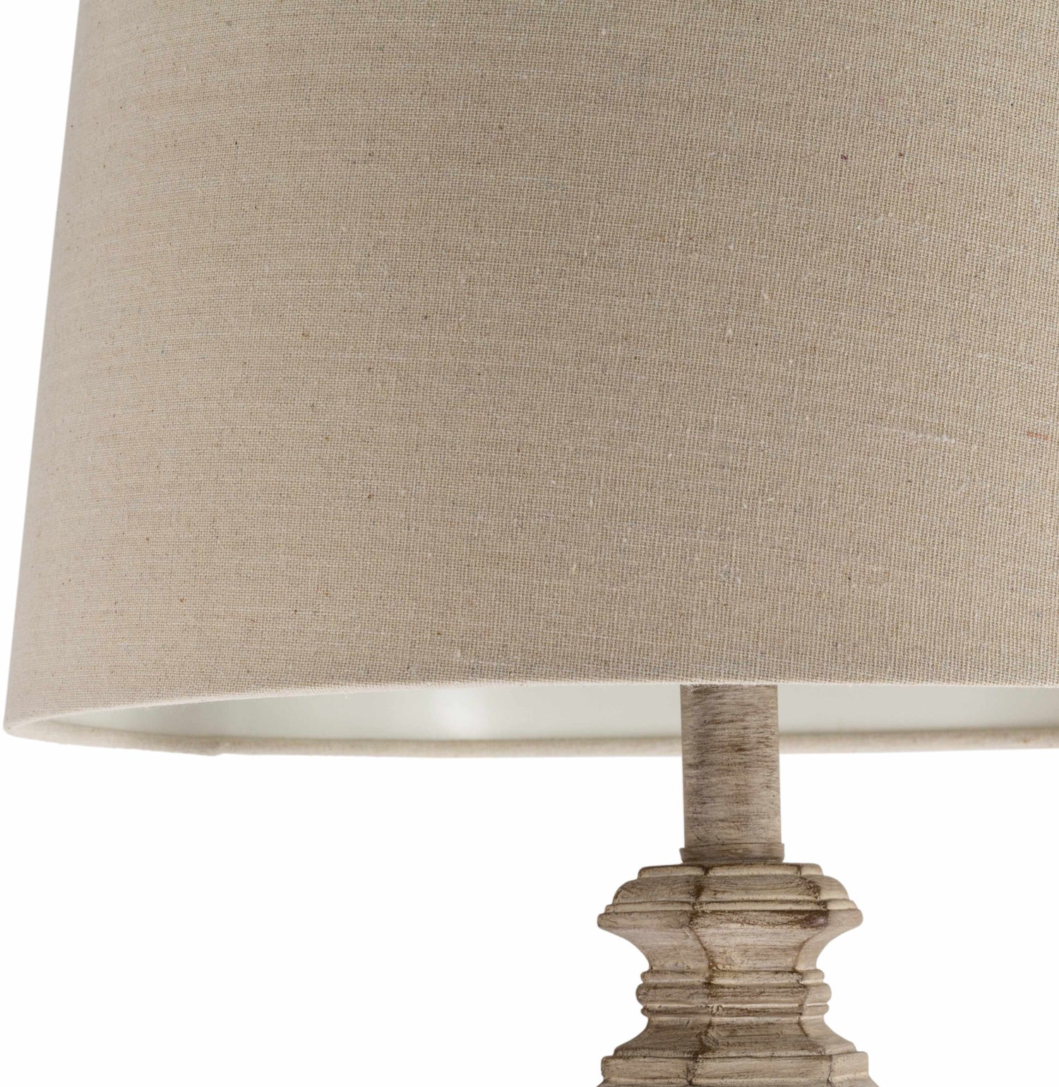Esmeralda Resin Gray &amp; Beige Floor Lamp