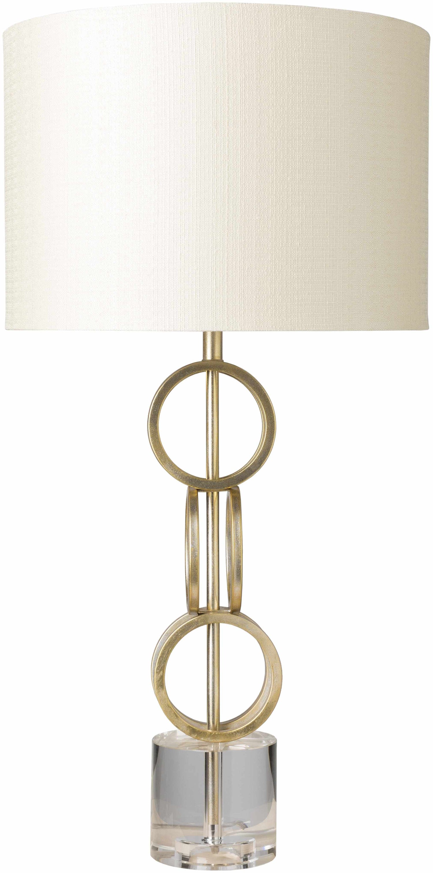 Zell Gold/Crystal Table Lamp
