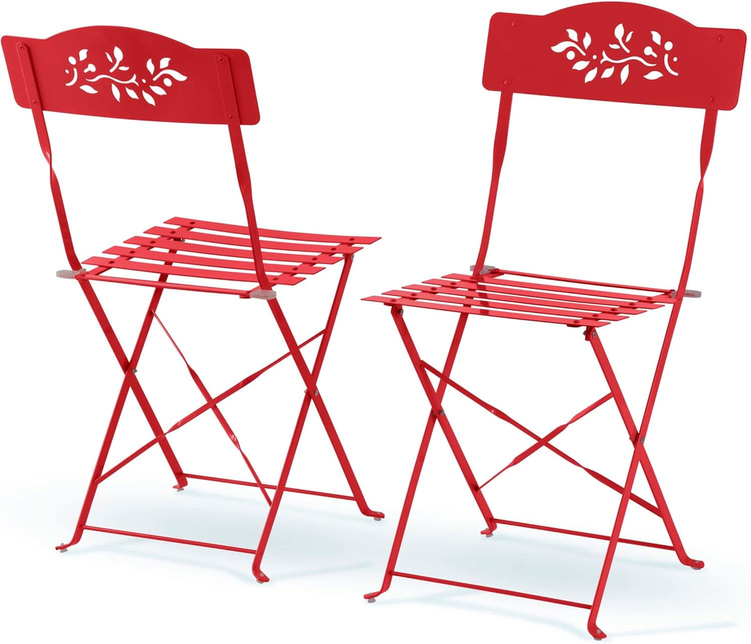 Indoor/Outdoor 3 Piece Bistro Set in Red