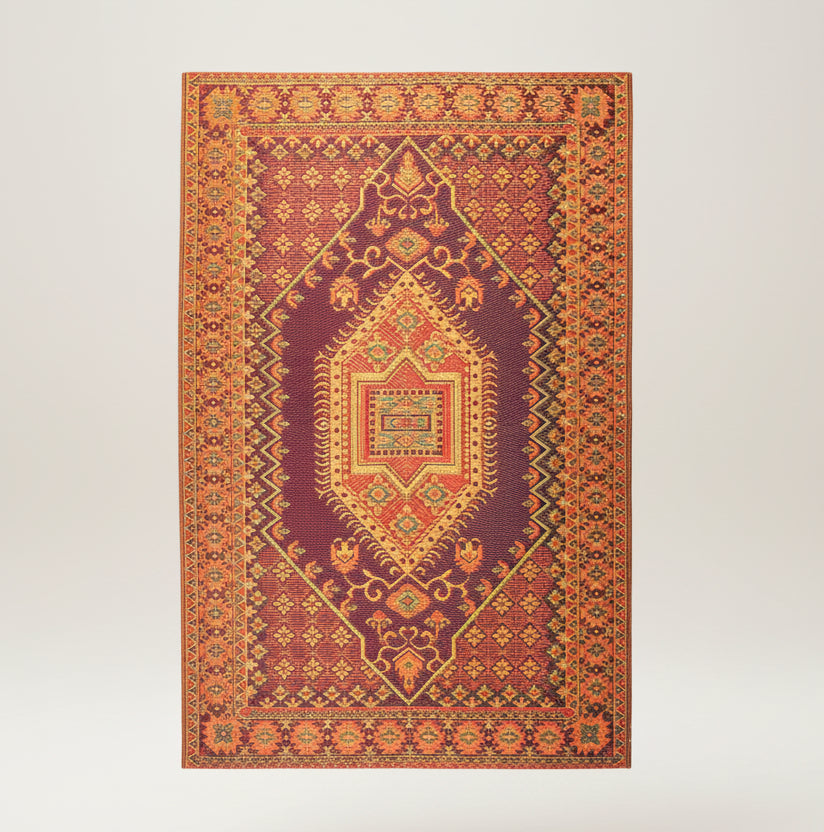 Turkish Rust - Handmade Reversible Outdoor Mat