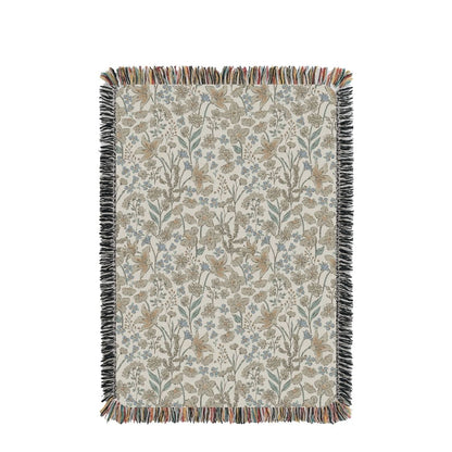 Lilly Floral Jacquard Woven Throw