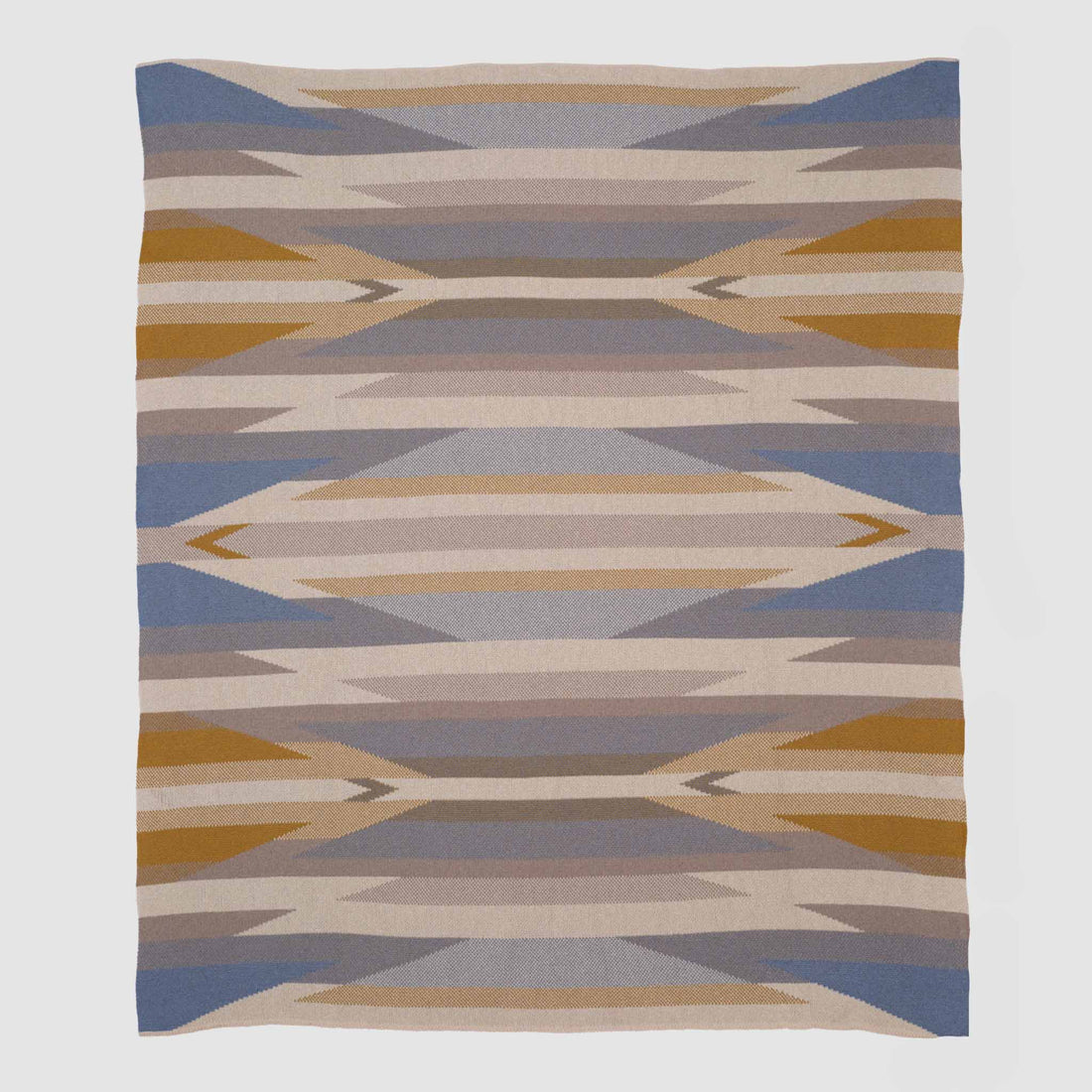 Southwest Arrows - Cotton Sustainable Knit Throw Blanket