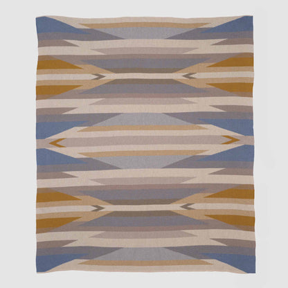 Southwest Arrows - Cotton Sustainable Knit Throw Blanket