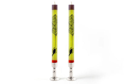 Halloween Painted Candles