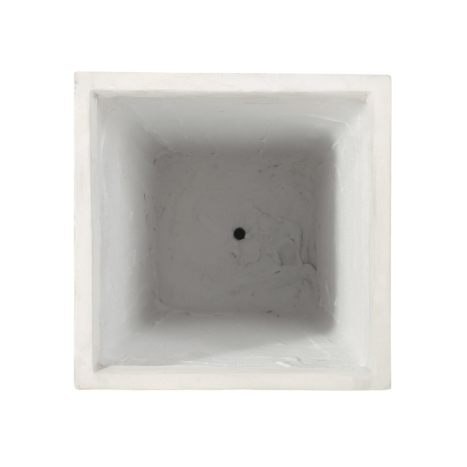 Tall Outdoor MGO Planter with Antique White Finish