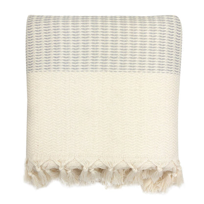Plush Wavy Turkish Throw - 3 Colors
