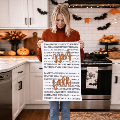 Fall Love Kitchen Towel