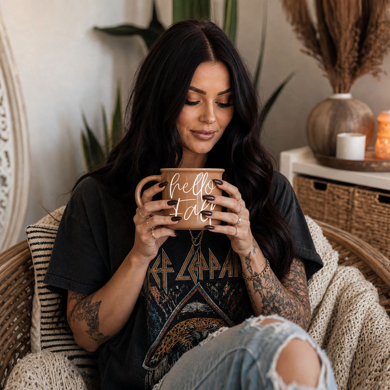 Hello Fall 14 oz Mug