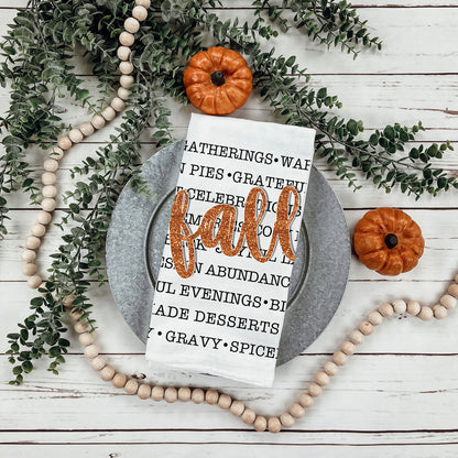 Fall Love Kitchen Towel