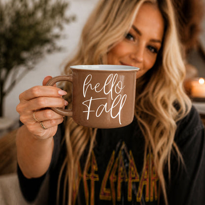 Hello Fall 14 oz Mug