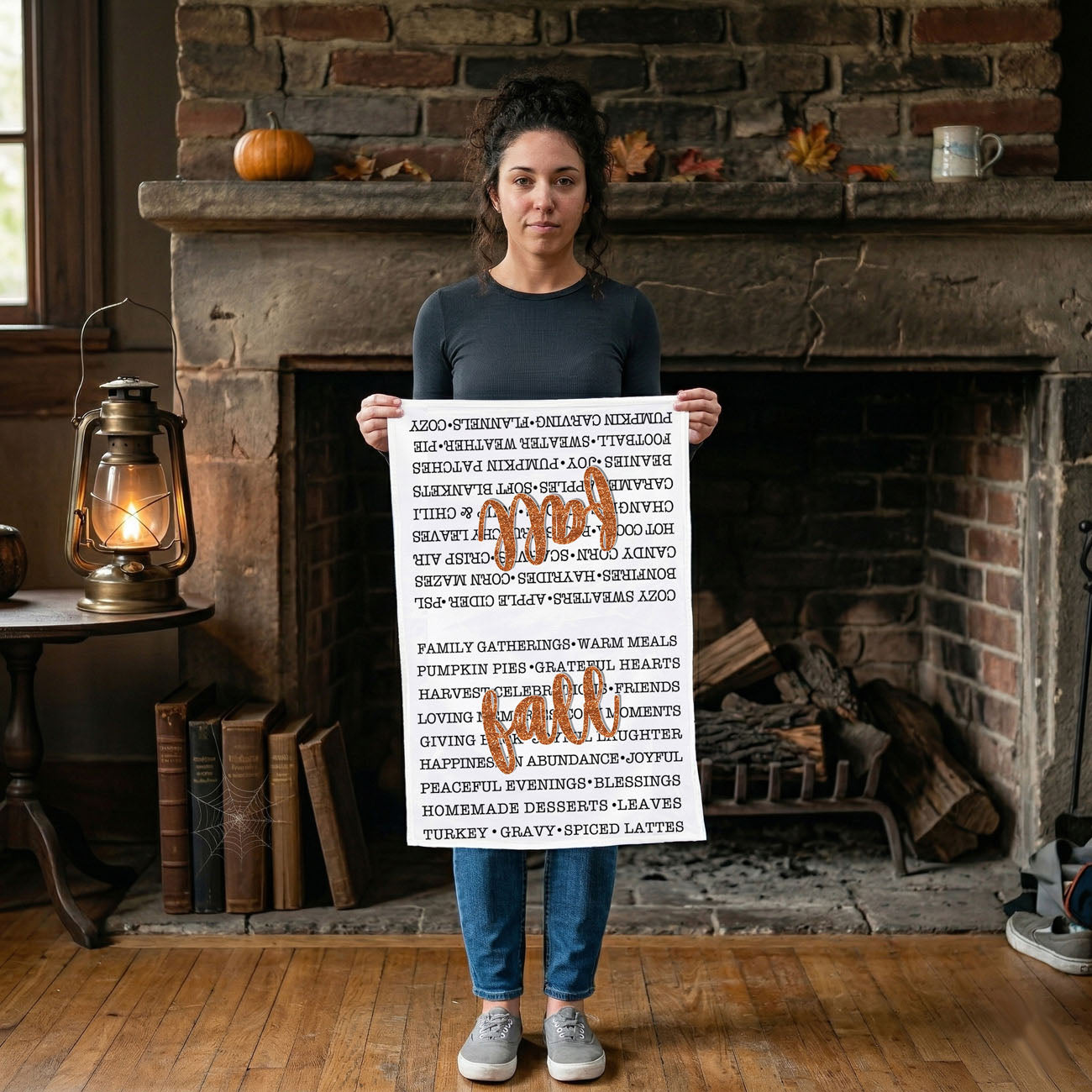 Fall Love Kitchen Towel