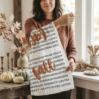 Fall Love Kitchen Towel