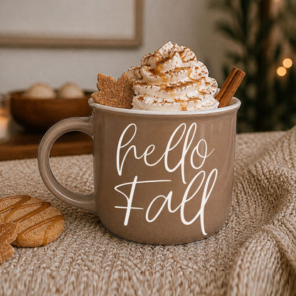 Hello Fall 14 oz Mug