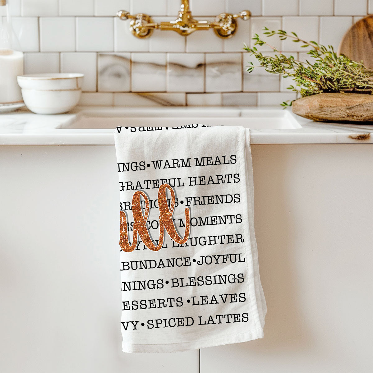 Fall Love Kitchen Towel