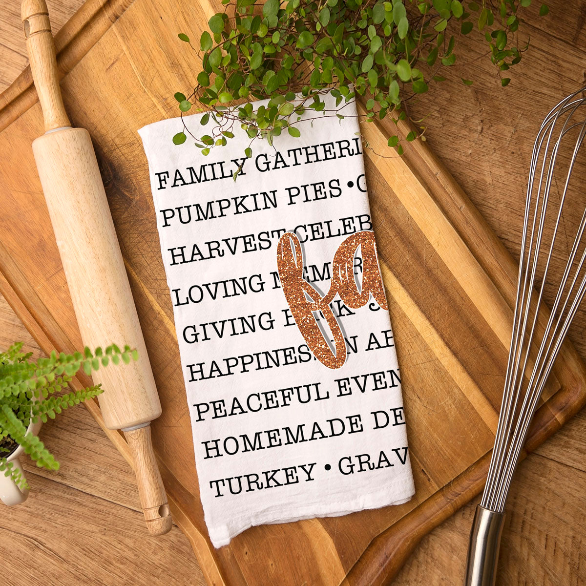 Fall Love Kitchen Towel