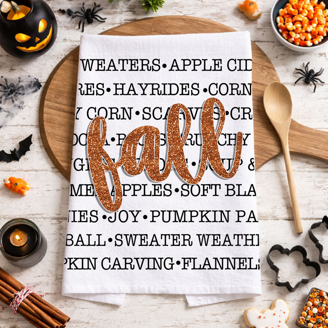 Fall Love Kitchen Towel