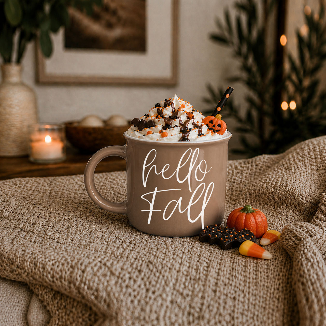 Hello Fall 14 oz Mug
