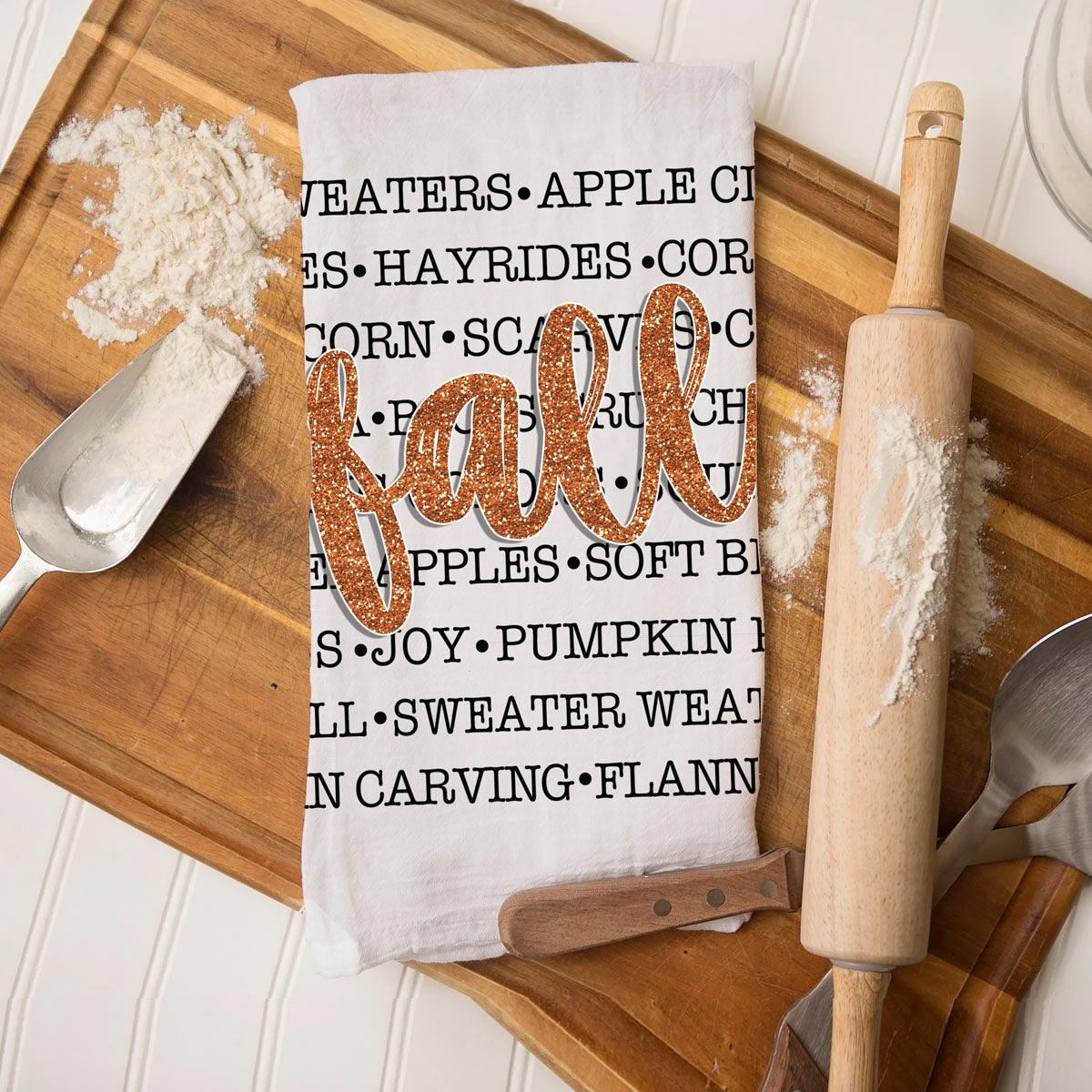 Fall Love Kitchen Towel