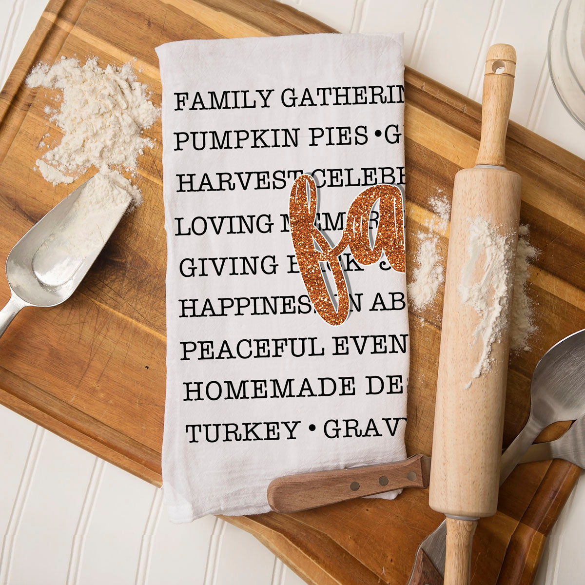 Fall Love Kitchen Towel