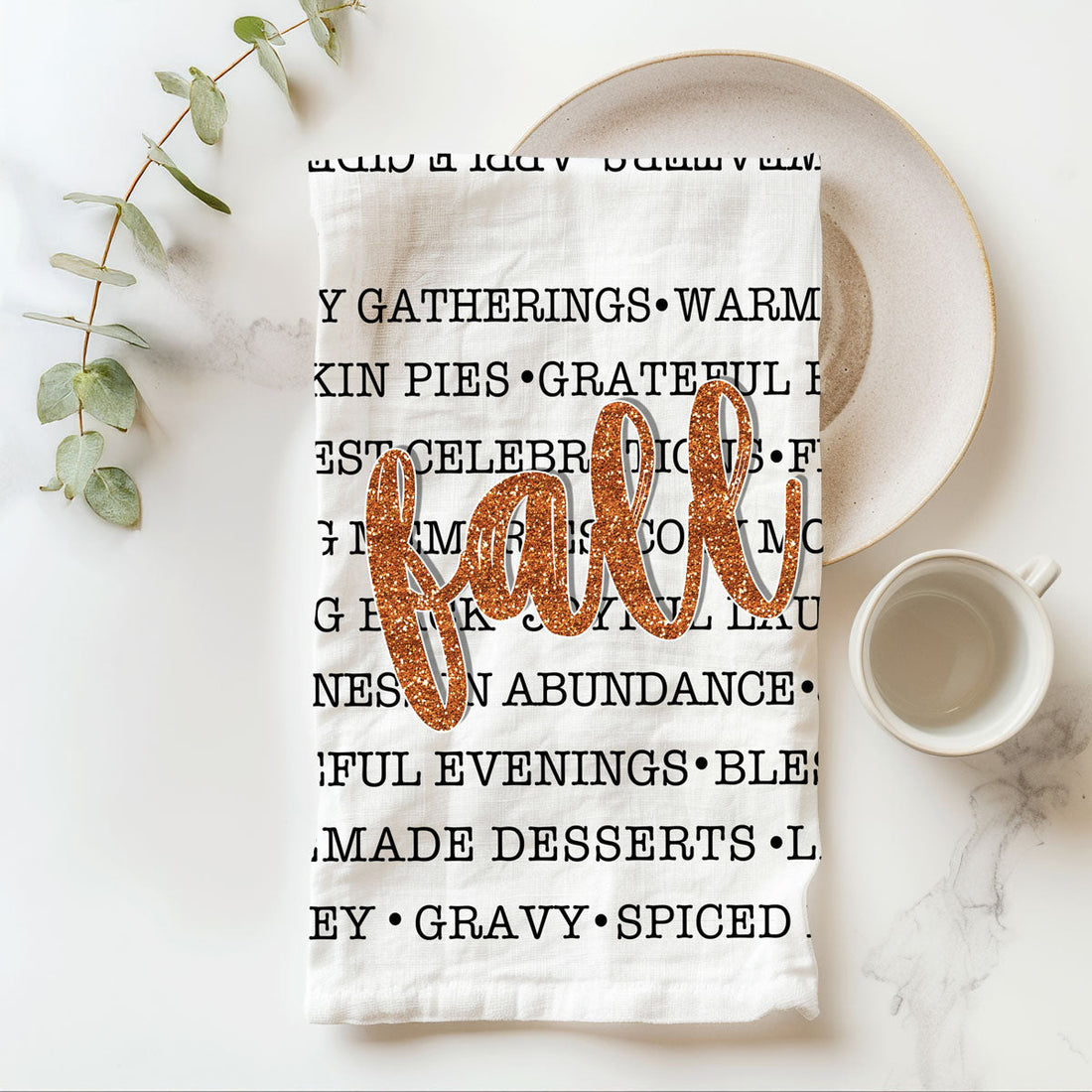 Fall Love Kitchen Towel