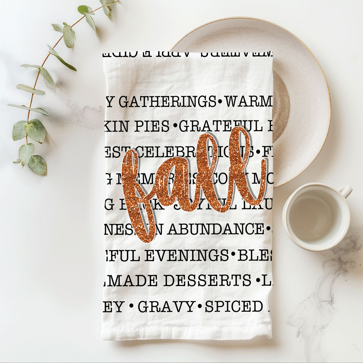 Fall Love Kitchen Towel