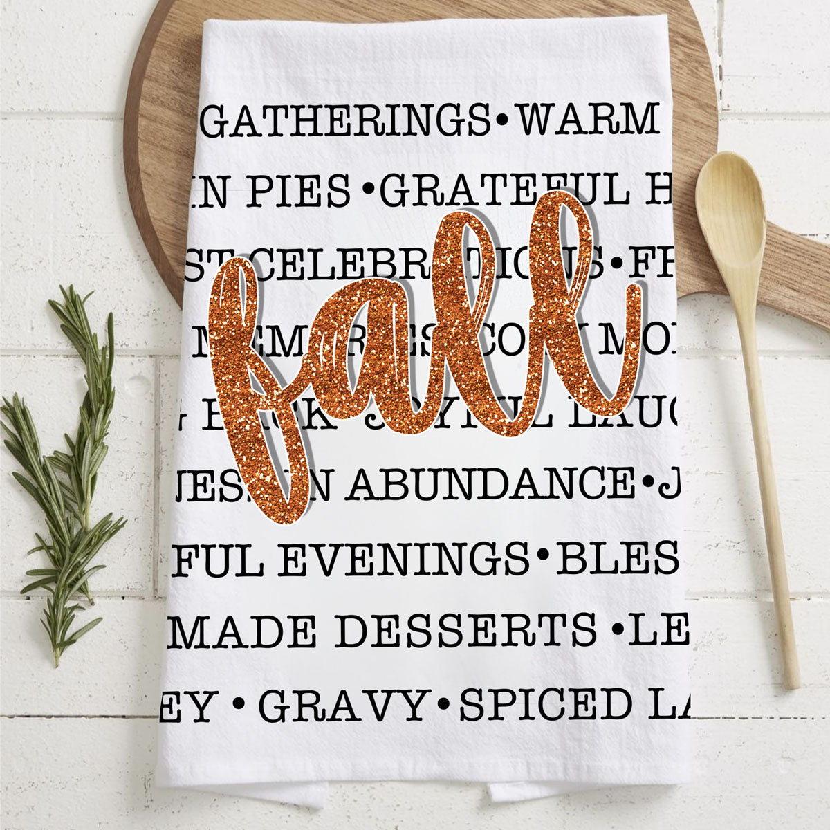 Fall Love Kitchen Towel