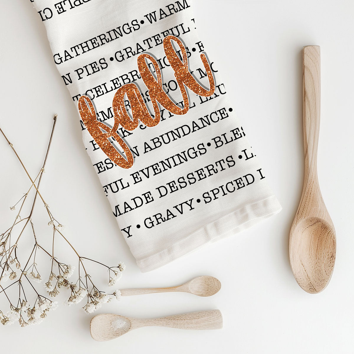 Fall Love Kitchen Towel