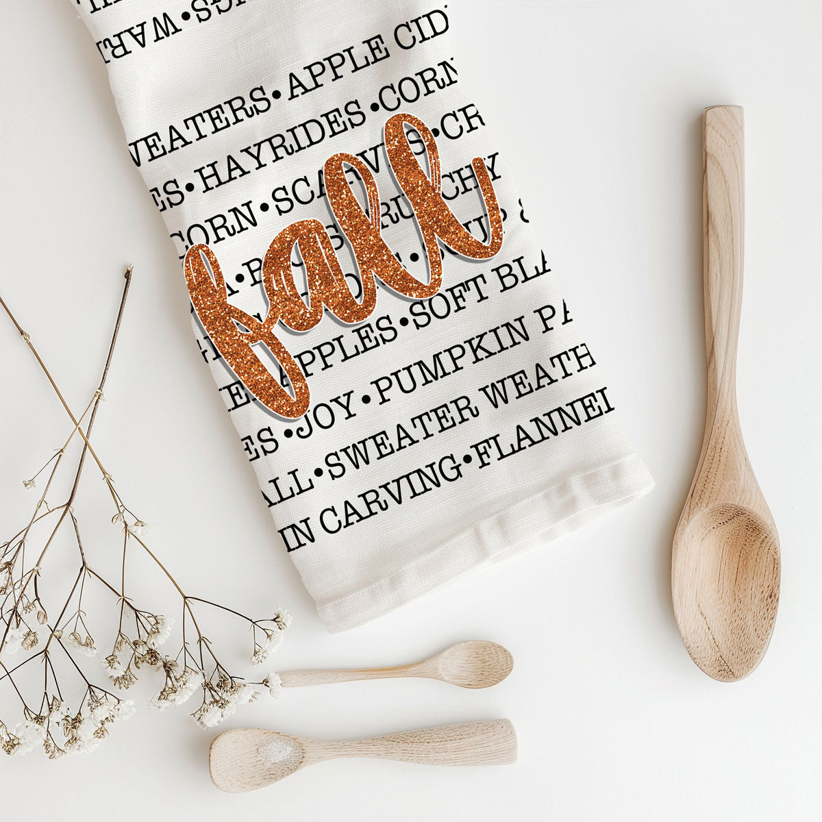 Fall Love Kitchen Towel