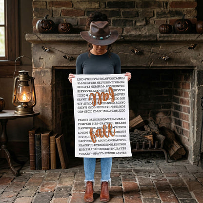 Fall Love Kitchen Towel
