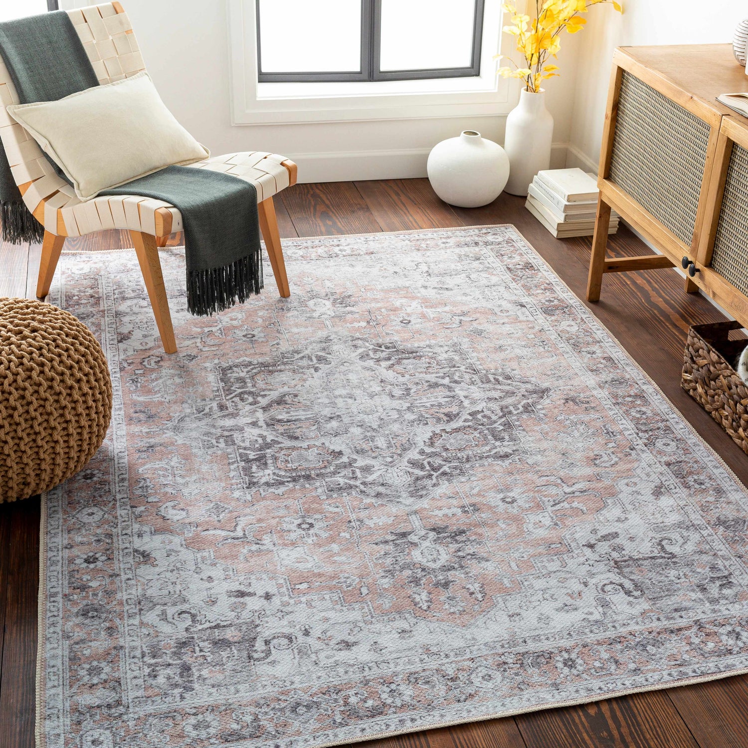 Fatih Tumble Dry Washable Rug