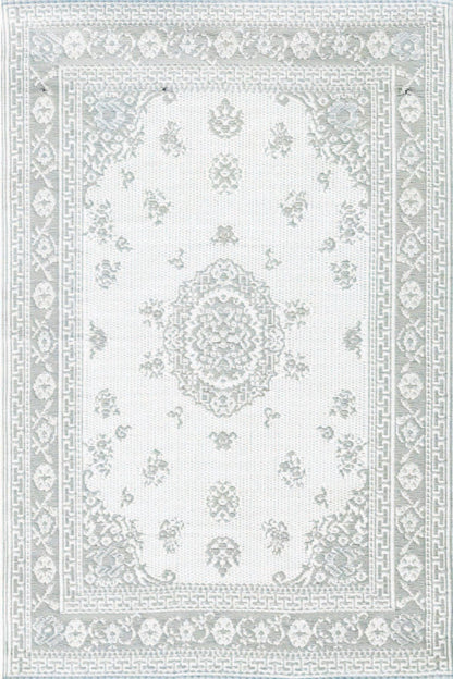 Floral Alabaster Outdoor Mat