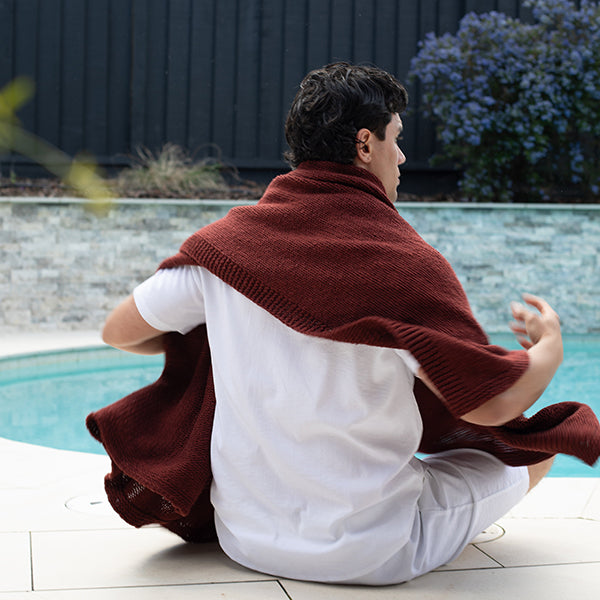 Zrestha Organic Cotton Knit Throw Blanket