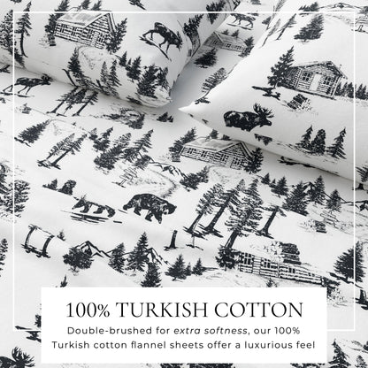Turkish Cotton Flannel Sheet Sets - Lakeview Collection