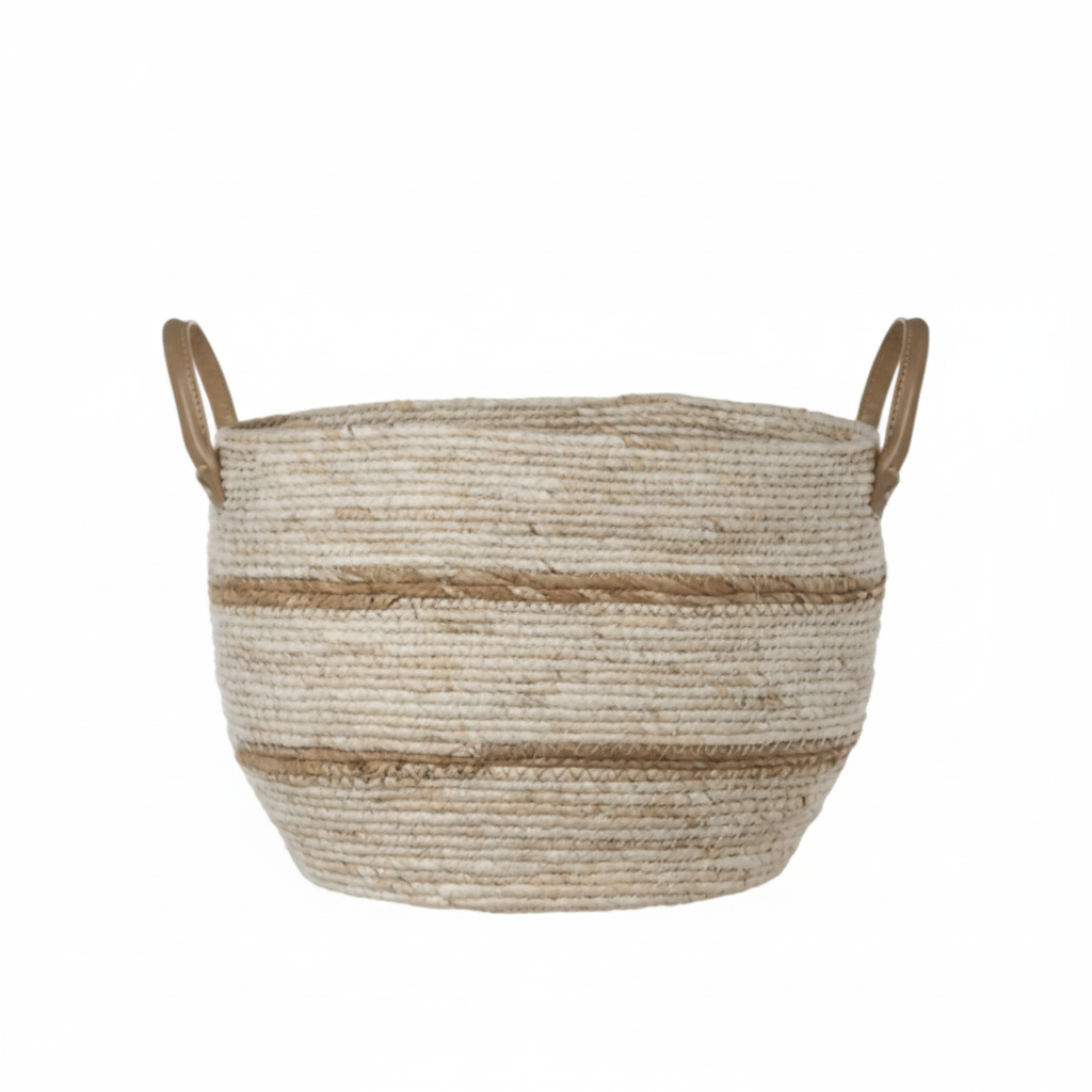 Striped Maize Storage Baskets/Planters - Set of 3