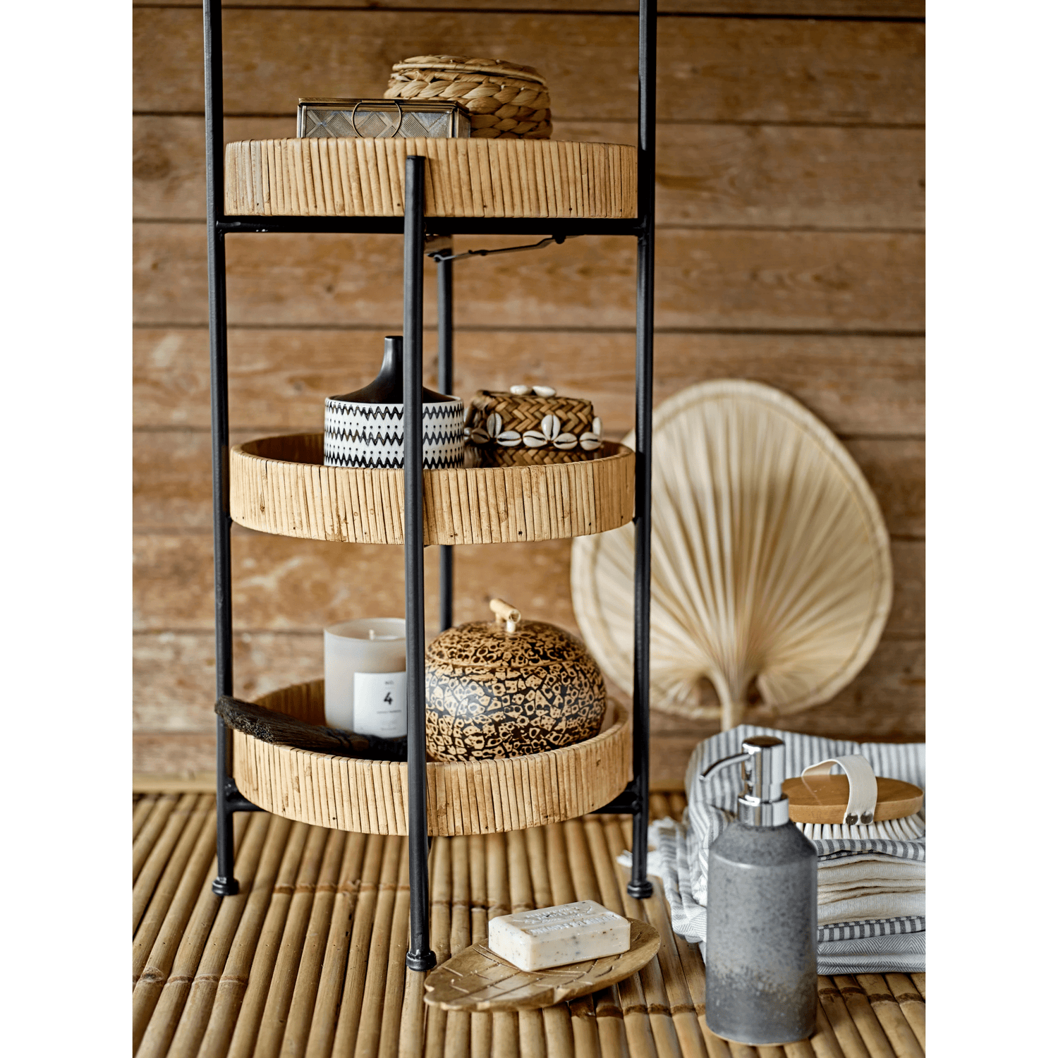 Beech Wood Bath Brush with Elastic Band