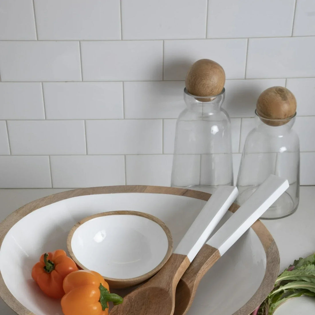 Baylor Decanter with Mango Wood Stopper - Medium
