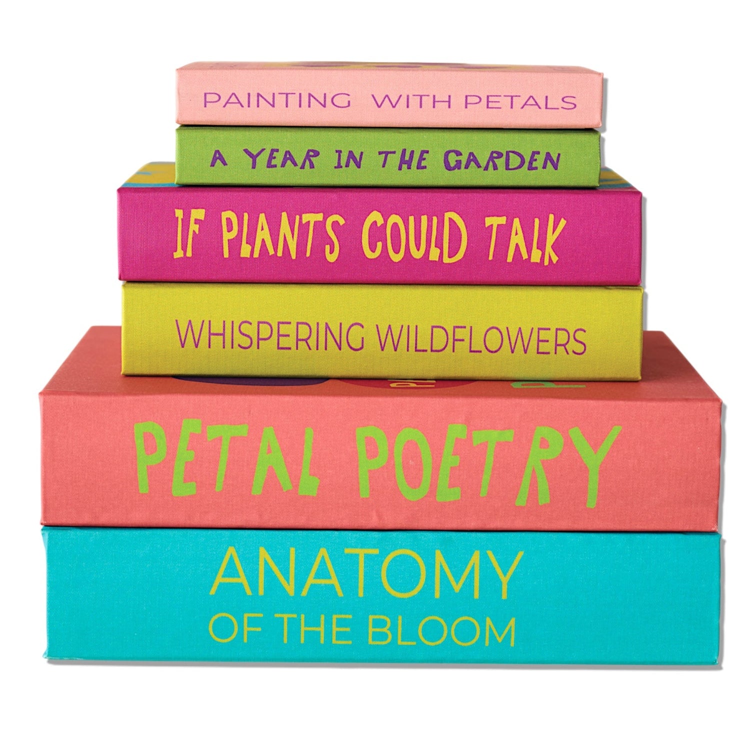 Floral Canvas Storage Book Box