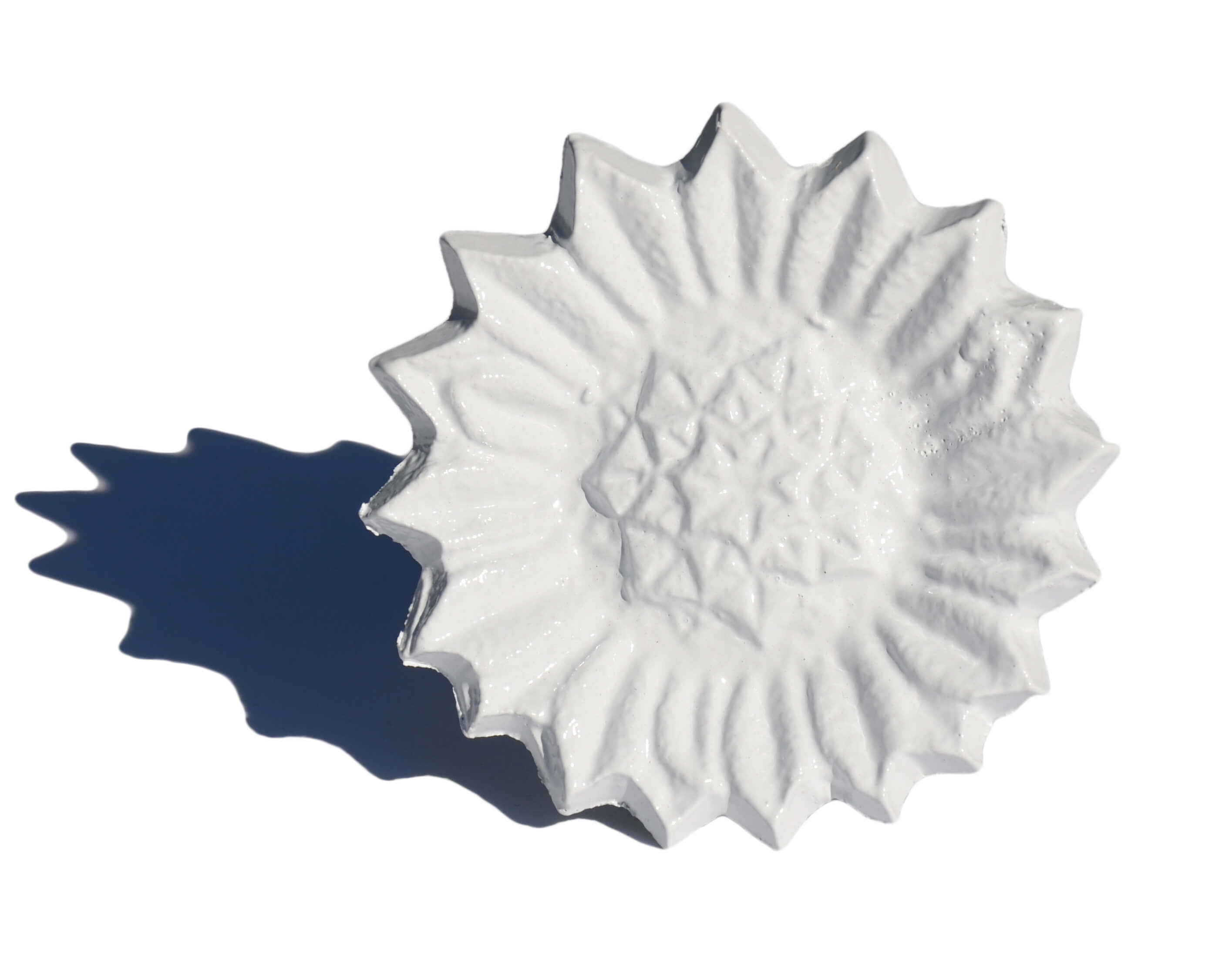 White Sunflower Napkin Rings - Set of 4