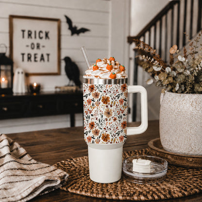 Fall Floral 40oz Insulated Tumbler